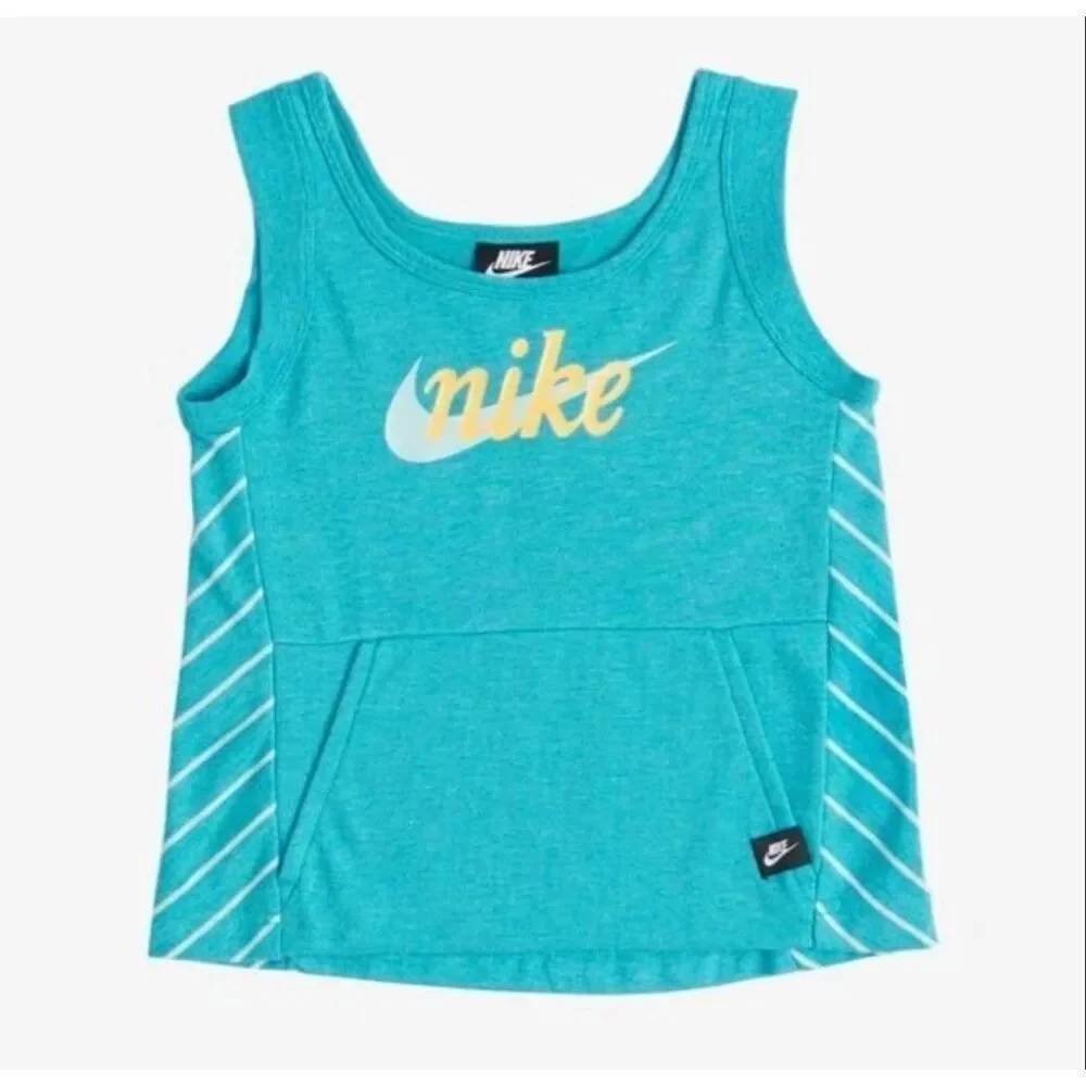 Youth Girls Nike Swoosh Sportswear Fleece Sleeveless Tank Top - Sz M